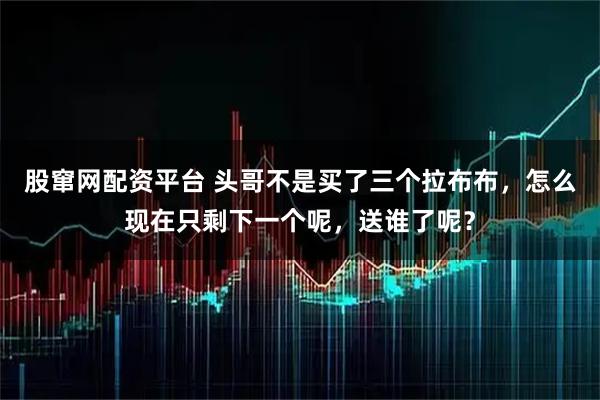 股窜网配资平台 头哥不是买了三个拉布布，怎么现在只剩下一个呢，送谁了呢？